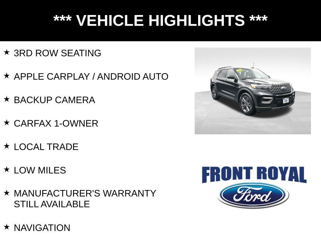 used 2022 Ford Explorer car, priced at $29,973