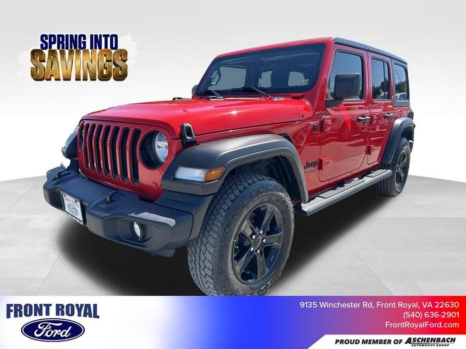 used 2021 Jeep Wrangler Unlimited car, priced at $33,593