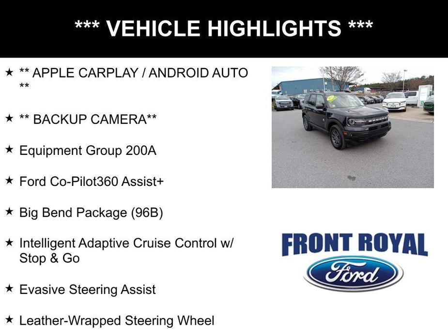 used 2021 Ford Bronco Sport car, priced at $25,473