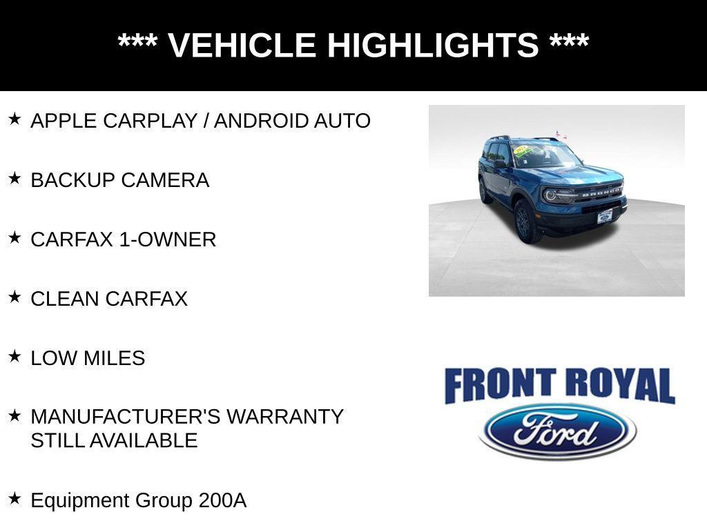 used 2024 Ford Bronco Sport car, priced at $28,673