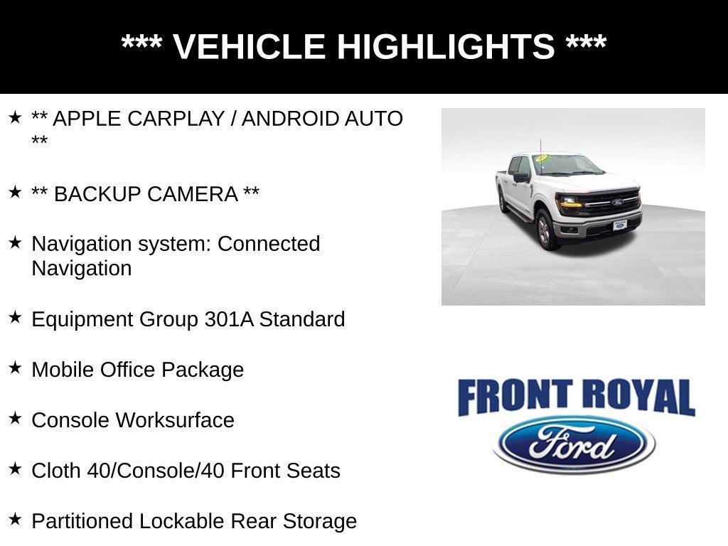 used 2024 Ford F-150 car, priced at $43,573