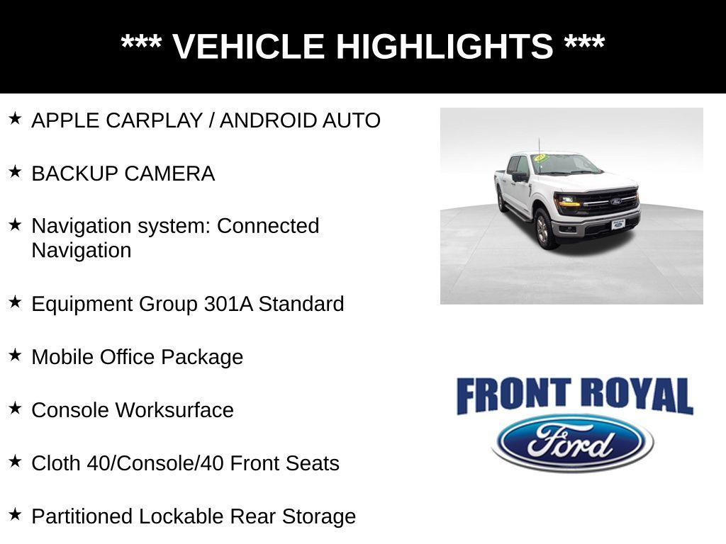 used 2024 Ford F-150 car, priced at $41,673