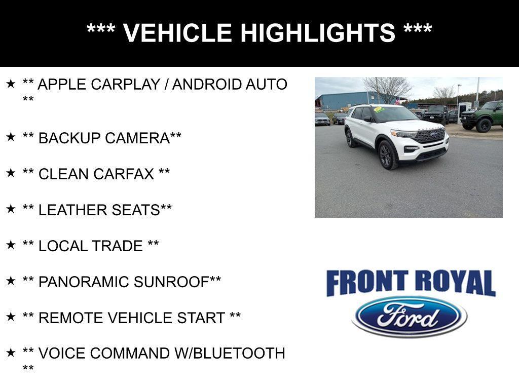 used 2021 Ford Explorer car, priced at $21,937