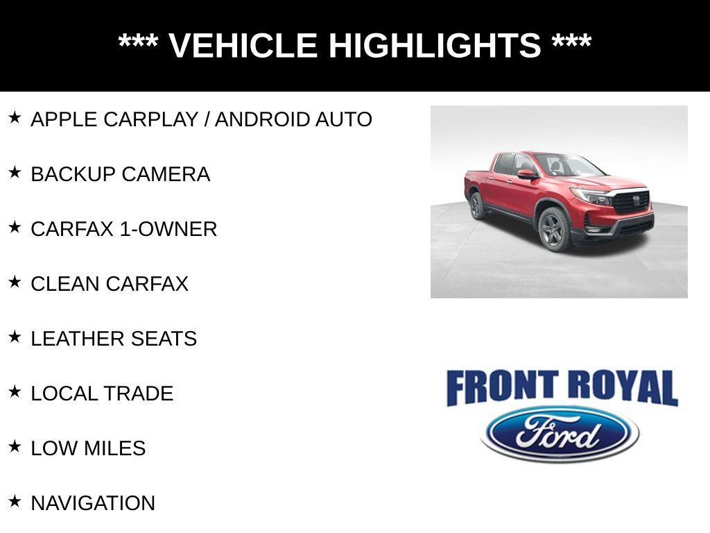 used 2021 Honda Ridgeline car, priced at $30,973