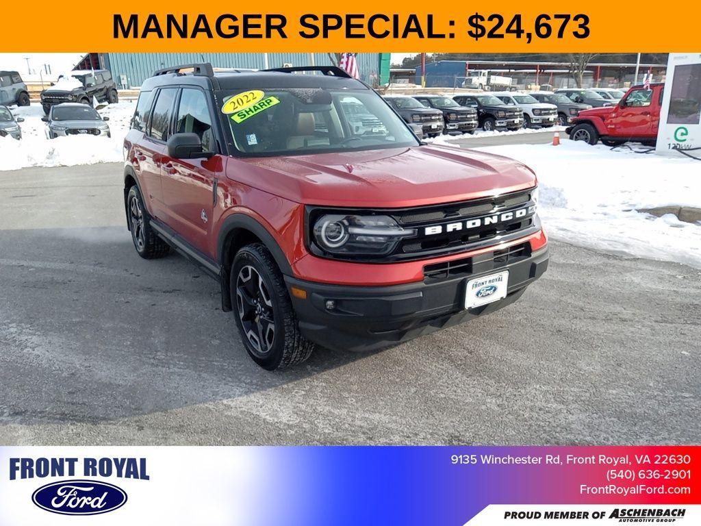 used 2022 Ford Bronco Sport car, priced at $24,673