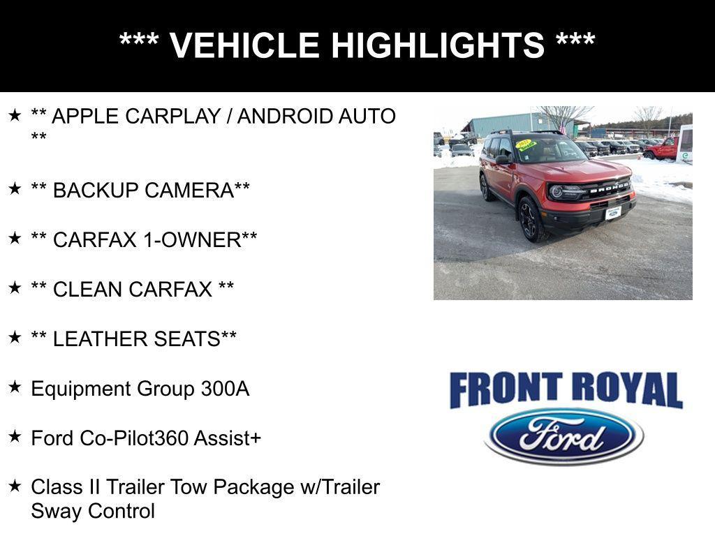 used 2022 Ford Bronco Sport car, priced at $26,573