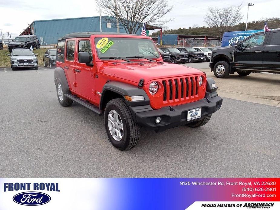 used 2020 Jeep Wrangler Unlimited car, priced at $32,277