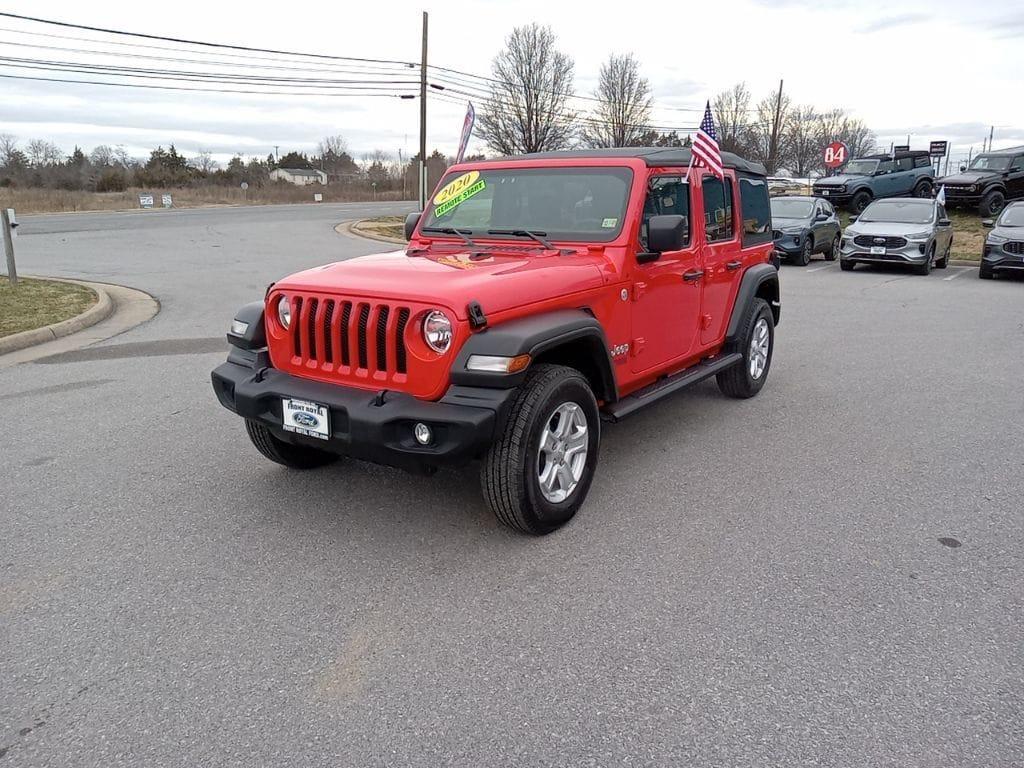 used 2020 Jeep Wrangler Unlimited car, priced at $32,277