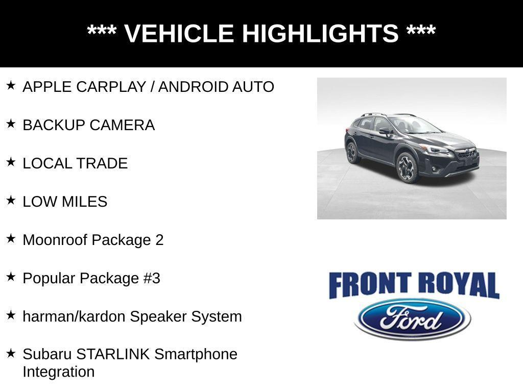 used 2022 Subaru Crosstrek car, priced at $24,973