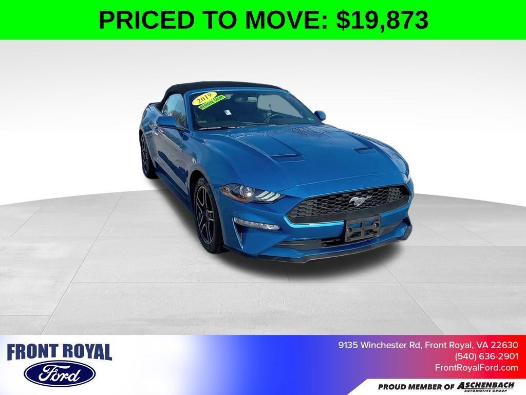 used 2019 Ford Mustang car, priced at $19,873