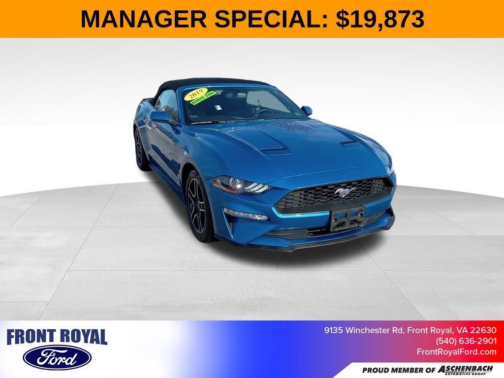 used 2019 Ford Mustang car, priced at $19,873