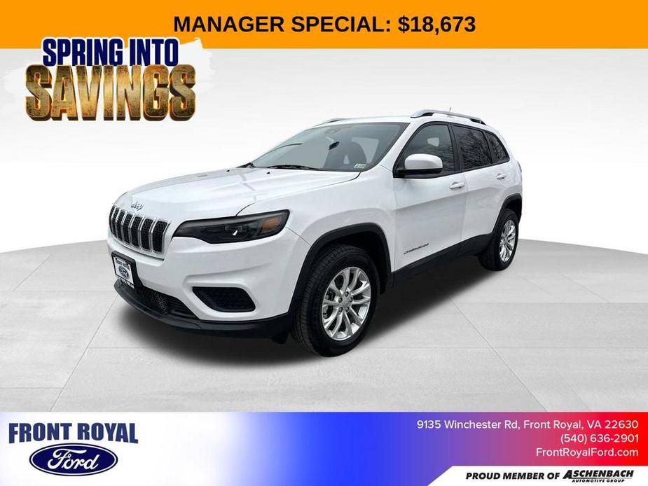 used 2021 Jeep Cherokee car, priced at $17,987
