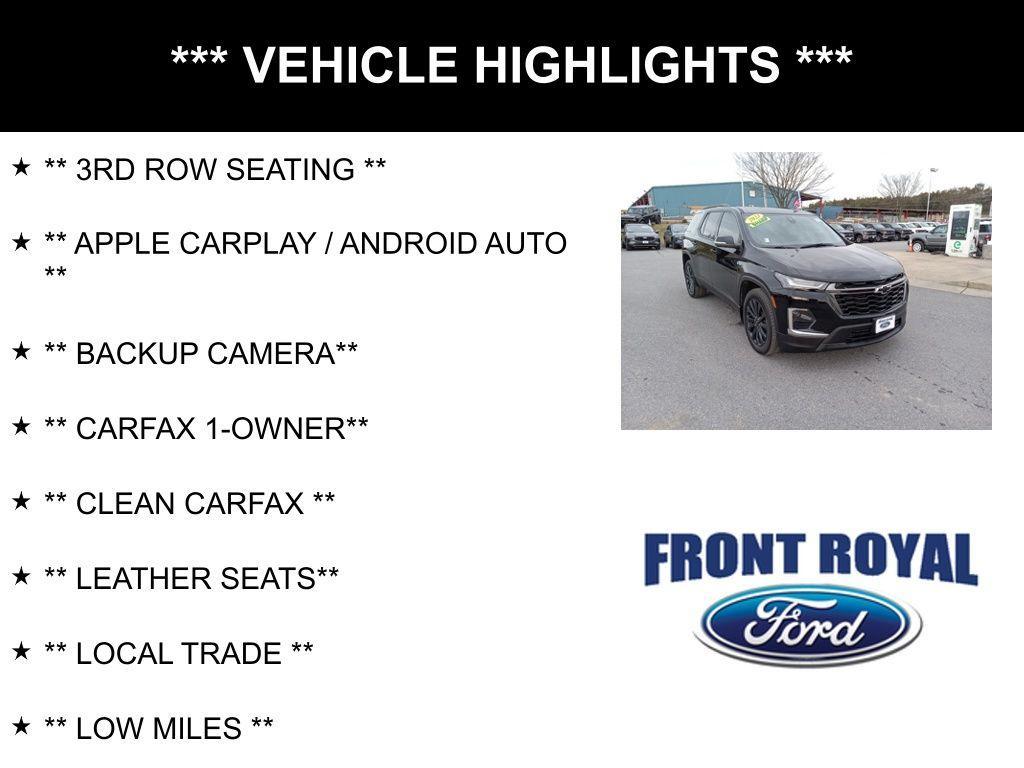 used 2023 Chevrolet Traverse car, priced at $39,673