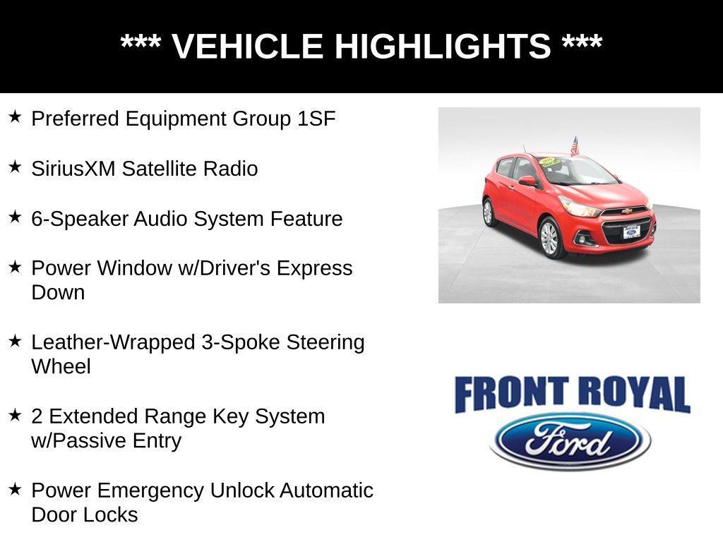 used 2016 Chevrolet Spark car, priced at $7,573