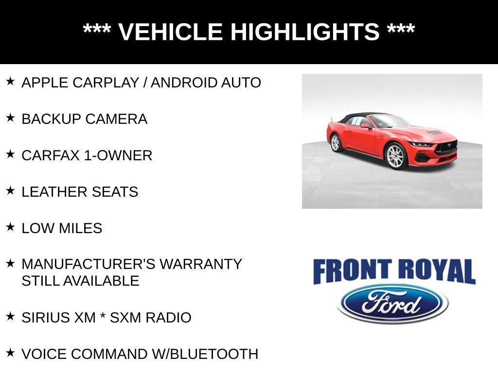 used 2024 Ford Mustang car, priced at $53,973