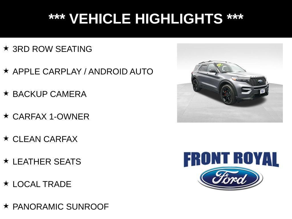 used 2021 Ford Explorer car, priced at $30,873
