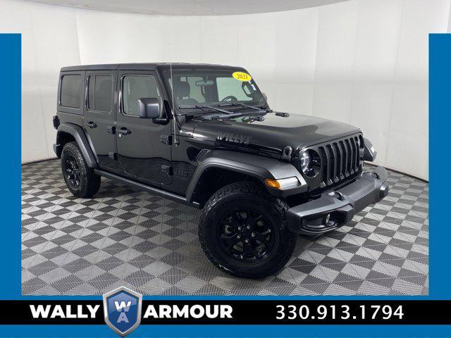 used 2021 Jeep Wrangler car, priced at $31,500