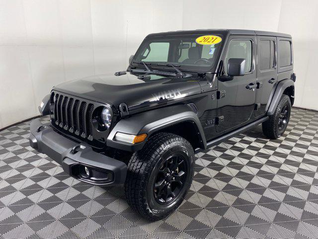 used 2021 Jeep Wrangler car, priced at $31,500