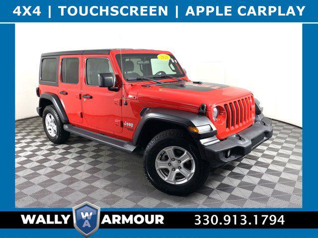 used 2021 Jeep Wrangler Unlimited car, priced at $29,300