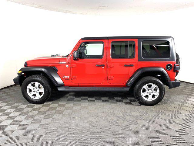 used 2021 Jeep Wrangler Unlimited car, priced at $29,300