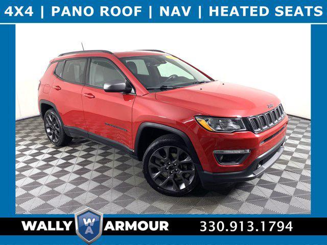 used 2021 Jeep Compass car, priced at $18,600