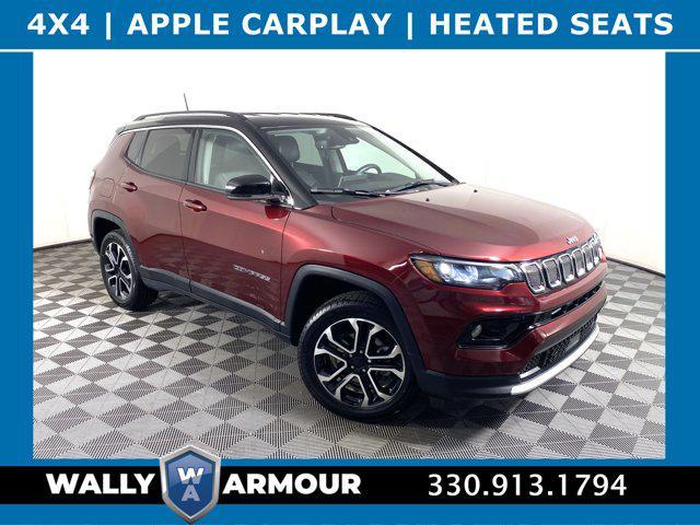 used 2022 Jeep Compass car, priced at $22,900