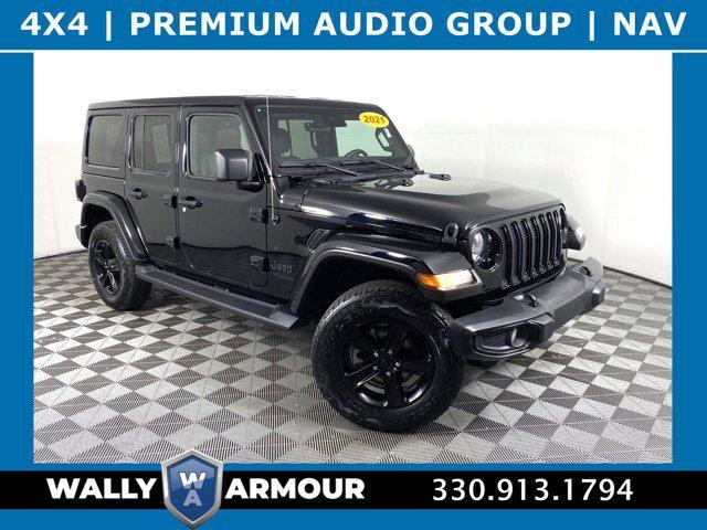 used 2021 Jeep Wrangler Unlimited car, priced at $36,000