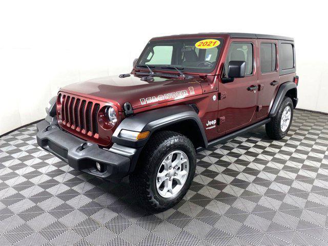 used 2021 Jeep Wrangler Unlimited car, priced at $34,000