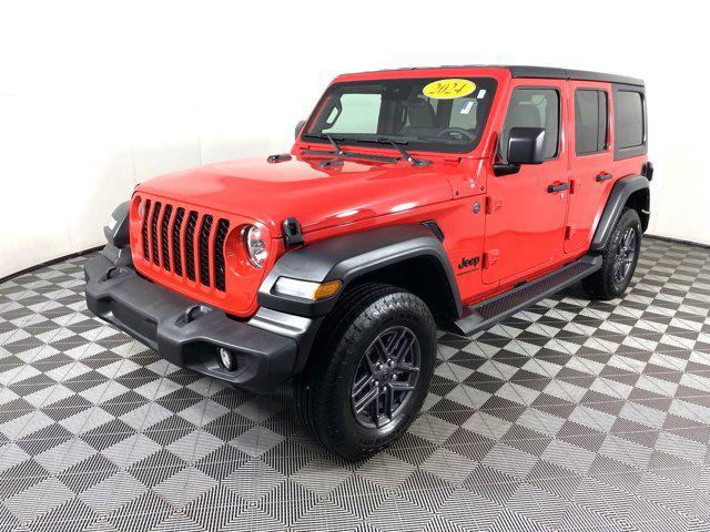 used 2024 Jeep Wrangler car, priced at $35,400