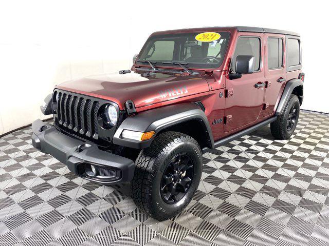 used 2021 Jeep Wrangler Unlimited car, priced at $29,900