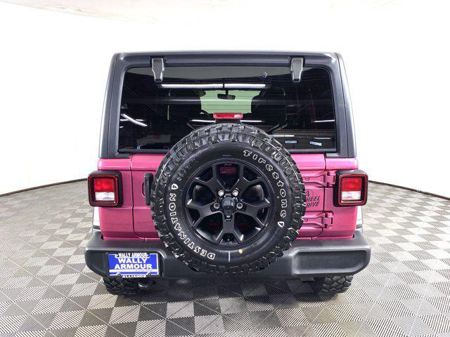 used 2021 Jeep Wrangler car, priced at $33,250