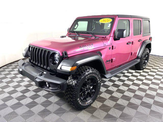 used 2021 Jeep Wrangler car, priced at $33,250