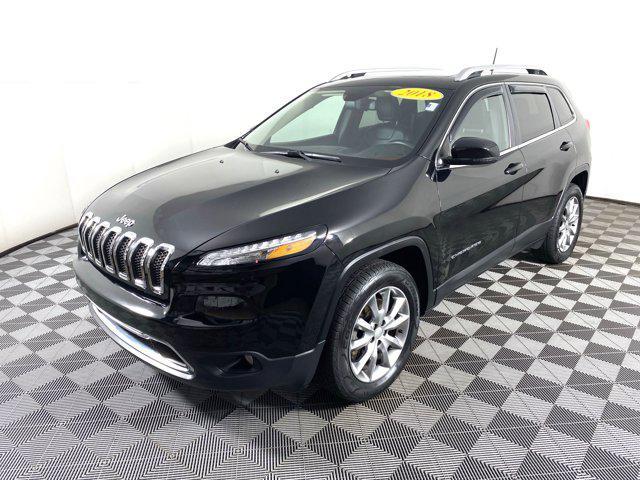used 2018 Jeep Cherokee car, priced at $13,600