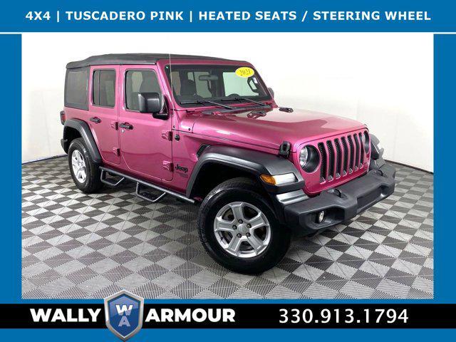 used 2021 Jeep Wrangler Unlimited car, priced at $32,250