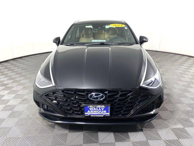 used 2021 Hyundai Sonata car, priced at $22,300