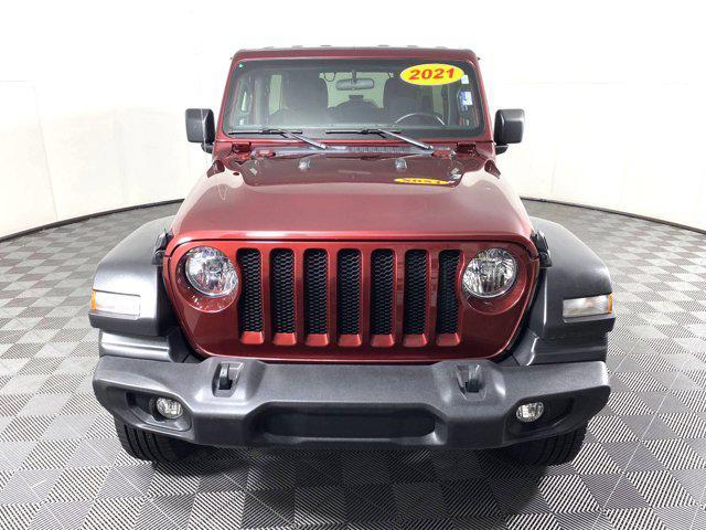 used 2021 Jeep Wrangler Unlimited car, priced at $27,450