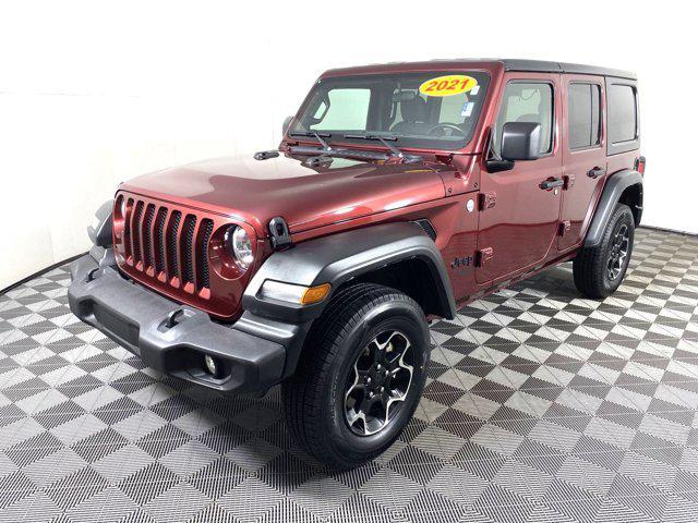 used 2021 Jeep Wrangler Unlimited car, priced at $27,450