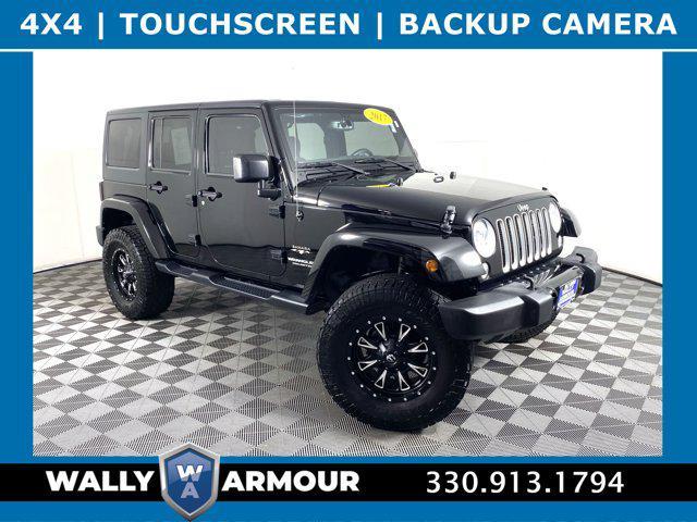 used 2017 Jeep Wrangler Unlimited car, priced at $22,100
