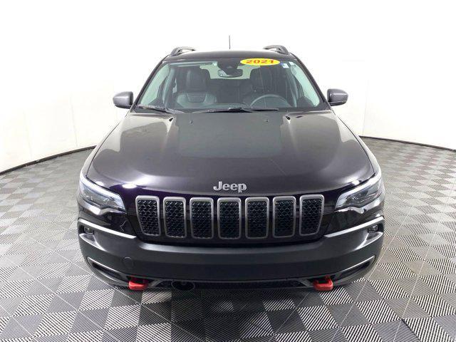 used 2021 Jeep Cherokee car, priced at $25,200