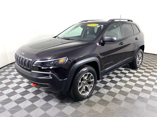 used 2021 Jeep Cherokee car, priced at $25,200