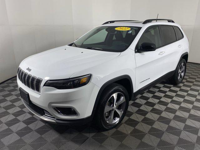 used 2022 Jeep Cherokee car, priced at $27,100