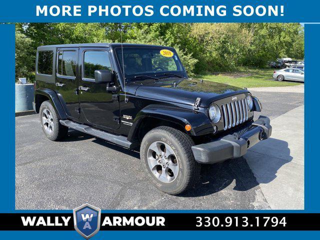 used 2018 Jeep Wrangler JK Unlimited car, priced at $28,600