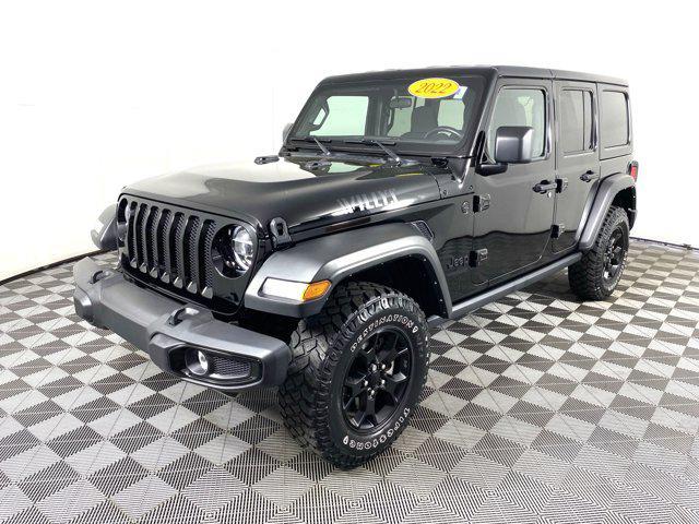 used 2022 Jeep Wrangler car, priced at $30,600