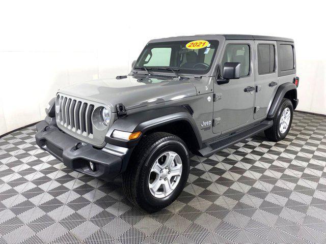 used 2021 Jeep Wrangler Unlimited car, priced at $27,700