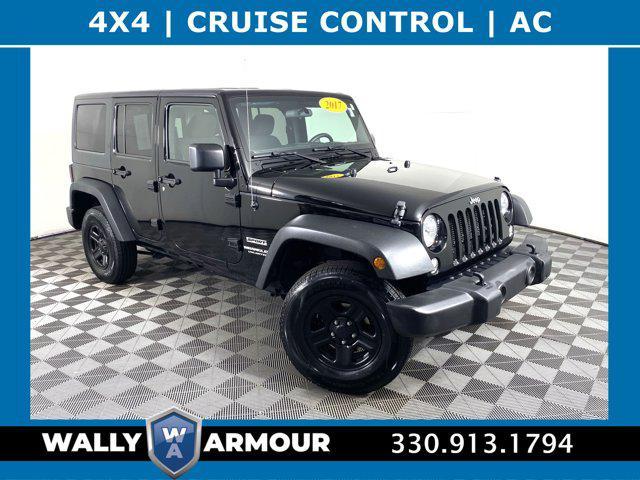 used 2017 Jeep Wrangler Unlimited car, priced at $17,500