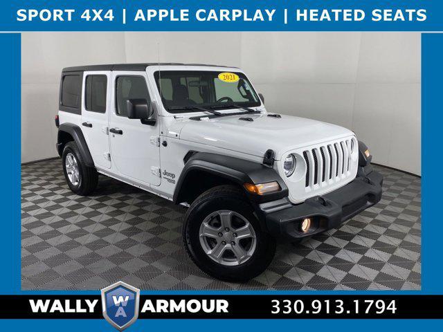 used 2021 Jeep Wrangler Unlimited car, priced at $30,450