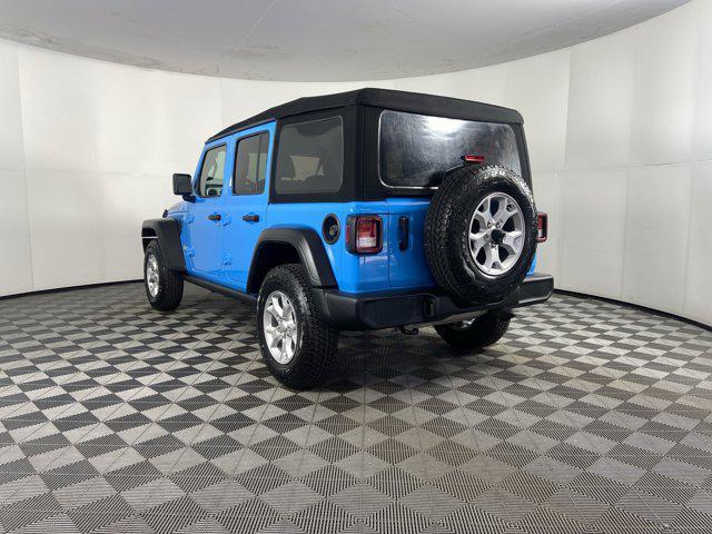 used 2021 Jeep Wrangler Unlimited car, priced at $30,400