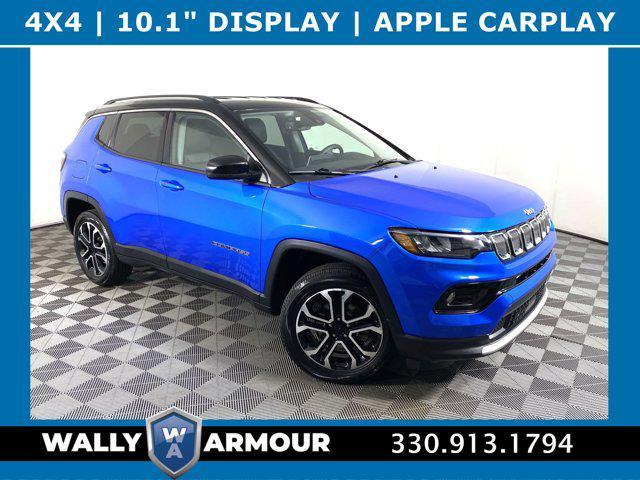 used 2022 Jeep Compass car, priced at $23,100