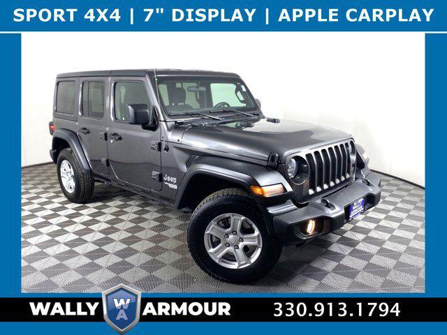 used 2021 Jeep Wrangler Unlimited car, priced at $28,100