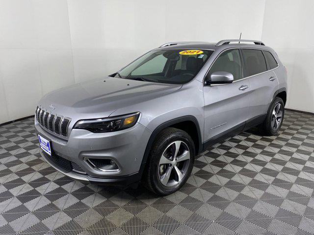 used 2021 Jeep Cherokee car, priced at $25,300